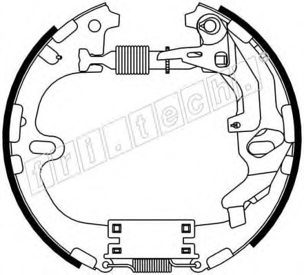 fri.tech. 16332 Brake Shoe Set